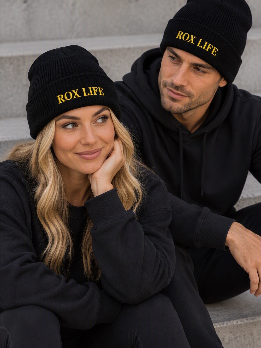 ‘ROX LIFE’ Embroidered Toque